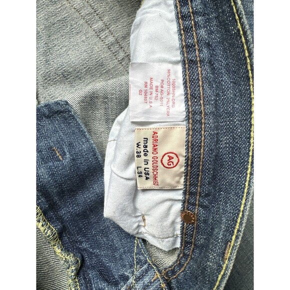 AG Adriano Goldschmied The Fillmore Boot Cut Denim Blue Mens Jeans 38x31 - Picture 3 of 5